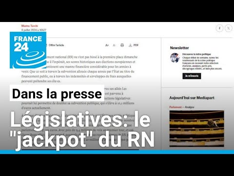 Les européennes, les législatives, et le jackpot' du RN • FRANCE 24