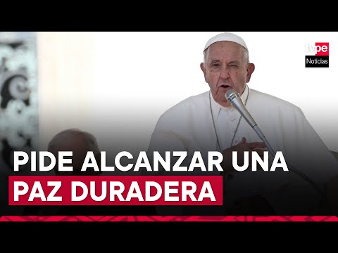 El papa Francisco lamenta el odio que siembra la guerra entre Hamás e Israel