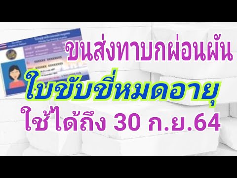 ขนส่งทางบกผ่อนผันใช้ใบขับขี่หม ขนส่งทางบกผ่อนผันใช้ใบขับขี่หม