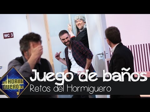 Jon Plazaola y Agustín Jiménez son cómplices en 'el juego de los baños' - El Hormiguero 3.0