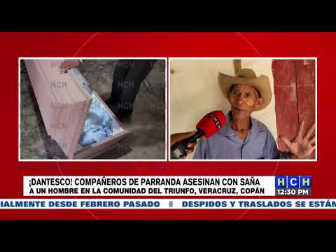 Hombre es asesinado por sus amigos de parranda en Veracruz, Copán