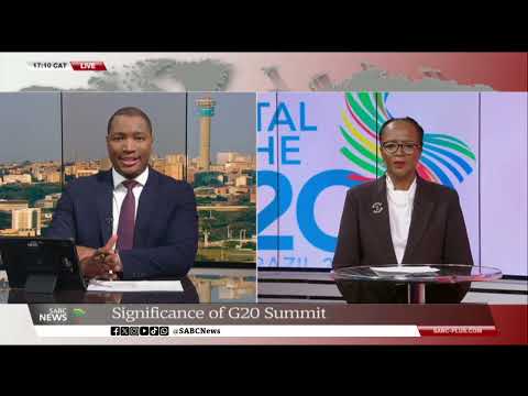 G20 Summit | The importance of this year's G20 summit: Sophie Mokoena