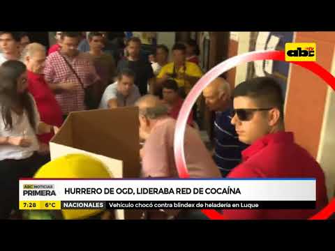 Hurrero de Óscar González Daher lideraba red de cocaína