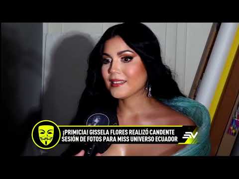 Gissela Flores realizó candente sesión de fotos para Miss Universo Ecuador  | LHDF | Ecuavisa