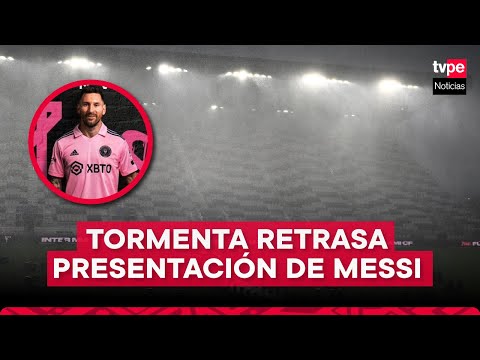Lionel Messi: se demora la presentación del astro argentino en el Inter Miami por el clima