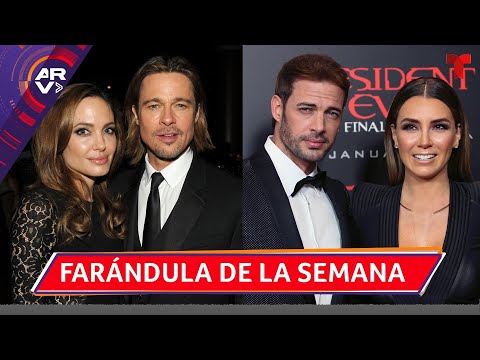 Angelina Jolie acusa a Brad Pitt, William Levy separado de Elizabeth Gutiérrez y Samadhi lo defiende