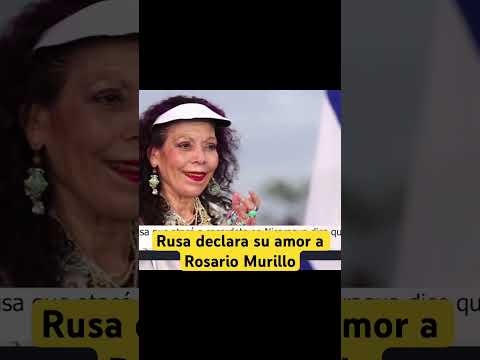 Psicopata declara su amor por Rosario Murillo