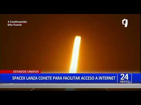 EE. UU.: SpaceX envió un cohete con 46 satélites Starlink para mejorar internet