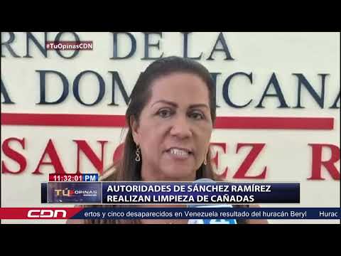 Autoridades de Sánchez Ramírez realizan limpieza de cañadas