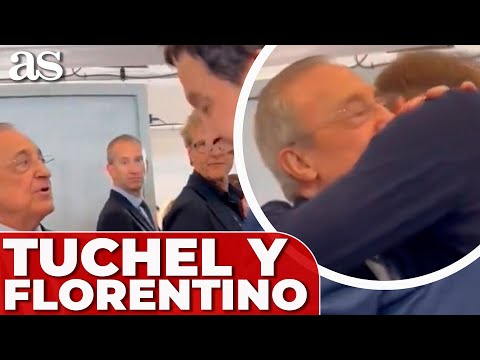 TUCHEL salió caliente de hablar con la prensa y se encontró a FLORENTINO: tremendo momento