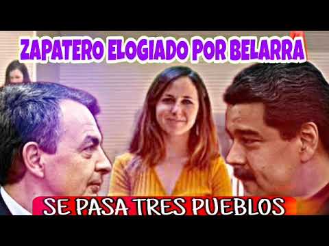 IONE BELARRA A ZAPATERO:EL DIREGENTE POLÍTICO ESPAÑOL QUE HA HECHO MÁS POR LA PAZ