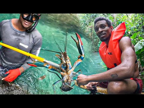 Epic Crayfish Catch And Cook