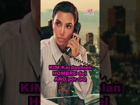 KIM KARDASHIAN, ELEGIDA COMO EL ''HOMBRE DEL AÑO'' POR GQ #kimkardashian #gqmagazine #shorts #skims