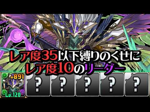 【鬼畜リーダースキル】総レア度35以下編成が意外と強かった件【パズドラ】