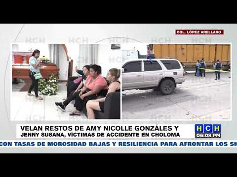 Velan los restos mortales de Amy Gonzáles, joven fallecida en accidente de Choloma, Cortés