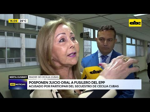 Caso Cecilia Cubas: juicio a fusilero del EPP fue pospuesto