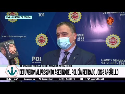 Detuvieron al asesino del policía retirado Jorge Argüello