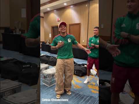 Eduin Caz de Grupo Firme visita a la selección mexicana ¡CÁNTALA VIEJÓN!