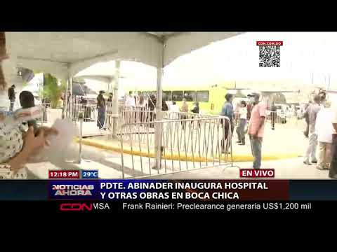 Impiden entrada a medios de comunicación en inauguración de hospital en Boca Chica