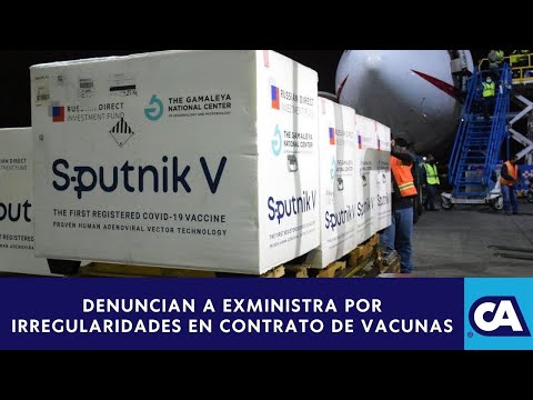 Gobierno denuncia a exministra Amelia Flores por anomalías en contrato de Sputnik V