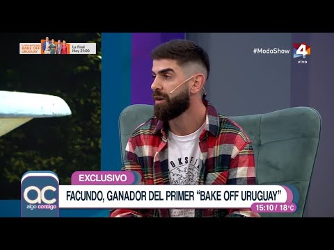 Facundo, el ganador de Bake Off Uruguay cuenta cómo cambió su vida después del reality