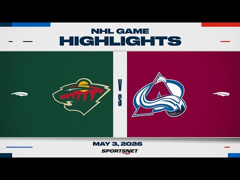 NHL Game 1 Highlights | Wild vs. Avalanche - May 3, 2026