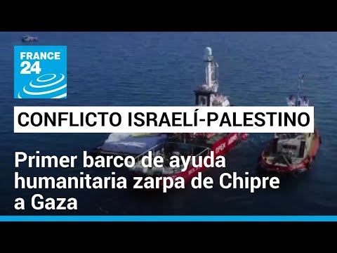 Zarpó el primer barco de ayuda humanitaria desde corredor marítimo que conecta a Chipre con Gaza