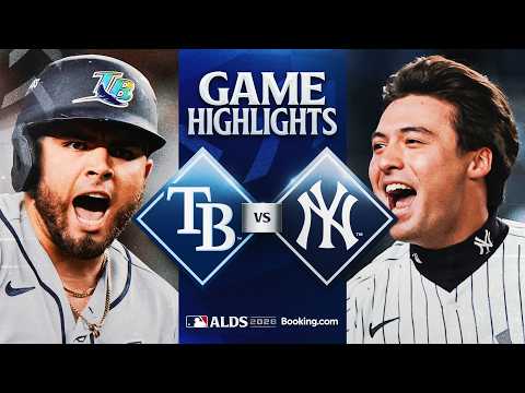 탬파베이 레이스 vs 뉴욕 양키스: ALDS 3차전 전체 하이라이트 (10월 8일) | 2026 MLB Post시즌
