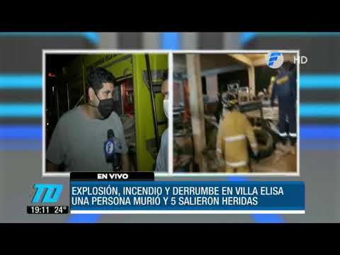 Menor perdió la vida tras una explosión e incendio en Villa Elisa
