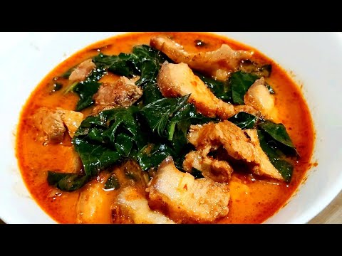 แกงเผ็ดหมูย่างใบยอ-Red-Curry-w แกงเผ็ดหมูย่างใบยอ-Red-Curry-w