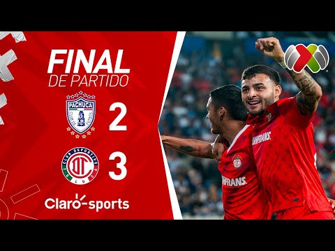 Pachuca (2-3) Toluca | Resumen Final | Jornada 13 | Liga MX | Clausura 2024