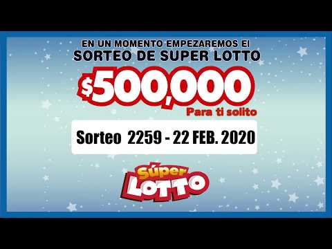 Sorteo Lotto 2259 22-FEB-2020
