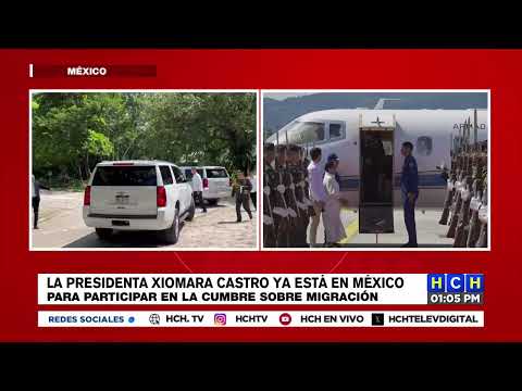 La Presidenta Castro ya está en México para participar en la cumbre sobre migración