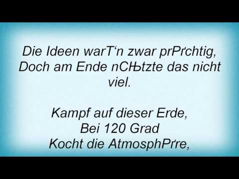 17783 Peter Schilling - 120 Grad Lyrics