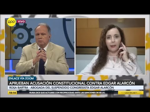 Rosa Bartra sobre defensa a Edgar Alarcón: “mi filiación política, no tiene que ver con el cliente”