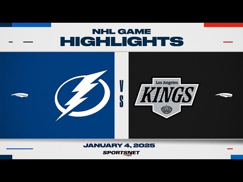 NHL Highlights | Lightning vs. Kings - January 4, 2025