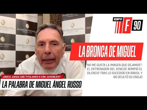 LA BRONCA de Miguel Ángel #Russo tras lo sucedido con #Boca en Brasil