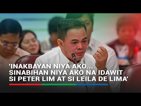 Kerwin Espinosa claims Bato forced him to implicate De Lima in drug trade