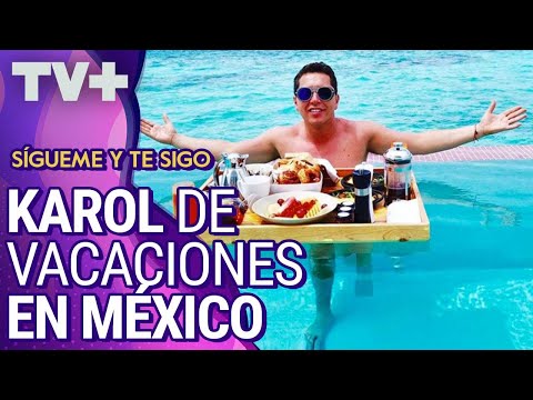 Karol y su novia disfrutan las bondades de México