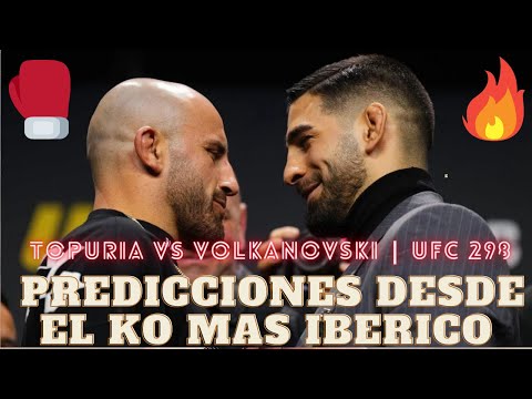UFC 298: TOPURIA VS VOLKANOVSKI: ¿pasa algo con el recorte de El Matador?