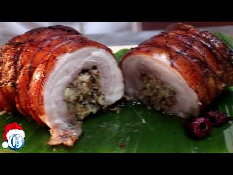 Christmas in the Kitchen: Stuffed Pork Belly glazed with Sorrel
