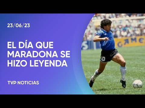 Diego Maradona y un gol que 37 años después todavía se grita