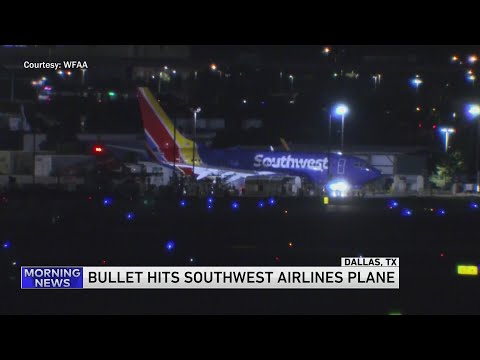 Bullet strikes Southwest Airlines flight in Dallas