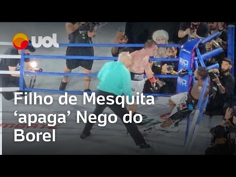 Filho de Otávio Mesquita 'apaga' Nego do Borel no Fight Music Show