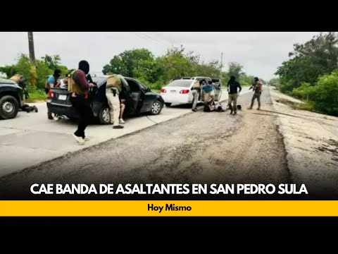 Cae banda de asaltantes en San Pedro Sula