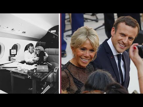 PHOTO INEDITE : Emmanuel et Brigitte Macron très intime sur la toile  Les internautes sont choqué