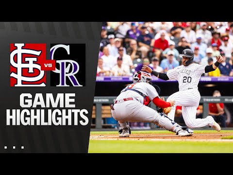 Cardinals vs. Rockies Game Highlights (7/23/25) | MLB Highlights