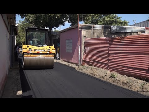 Programa calles para el pueblo avanza en más del 18% en Managua