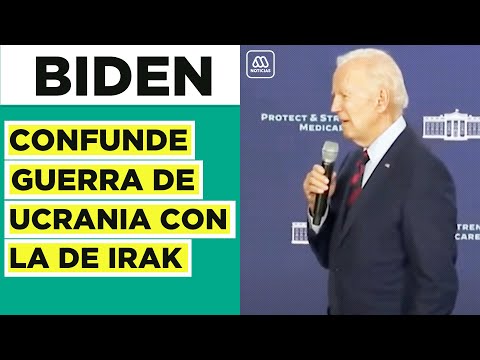 Biden sufre lapsus y confunde guerra de Ucrania con la de Irak y se equivoca en muerte de su hijo