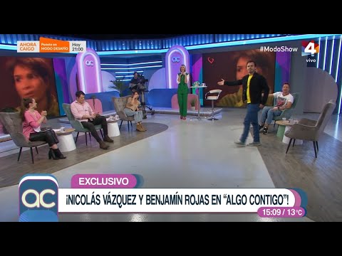 Benjamín Rojas le cumplió el sueño en vivo a una panelista de Algo Contigo que era su fan